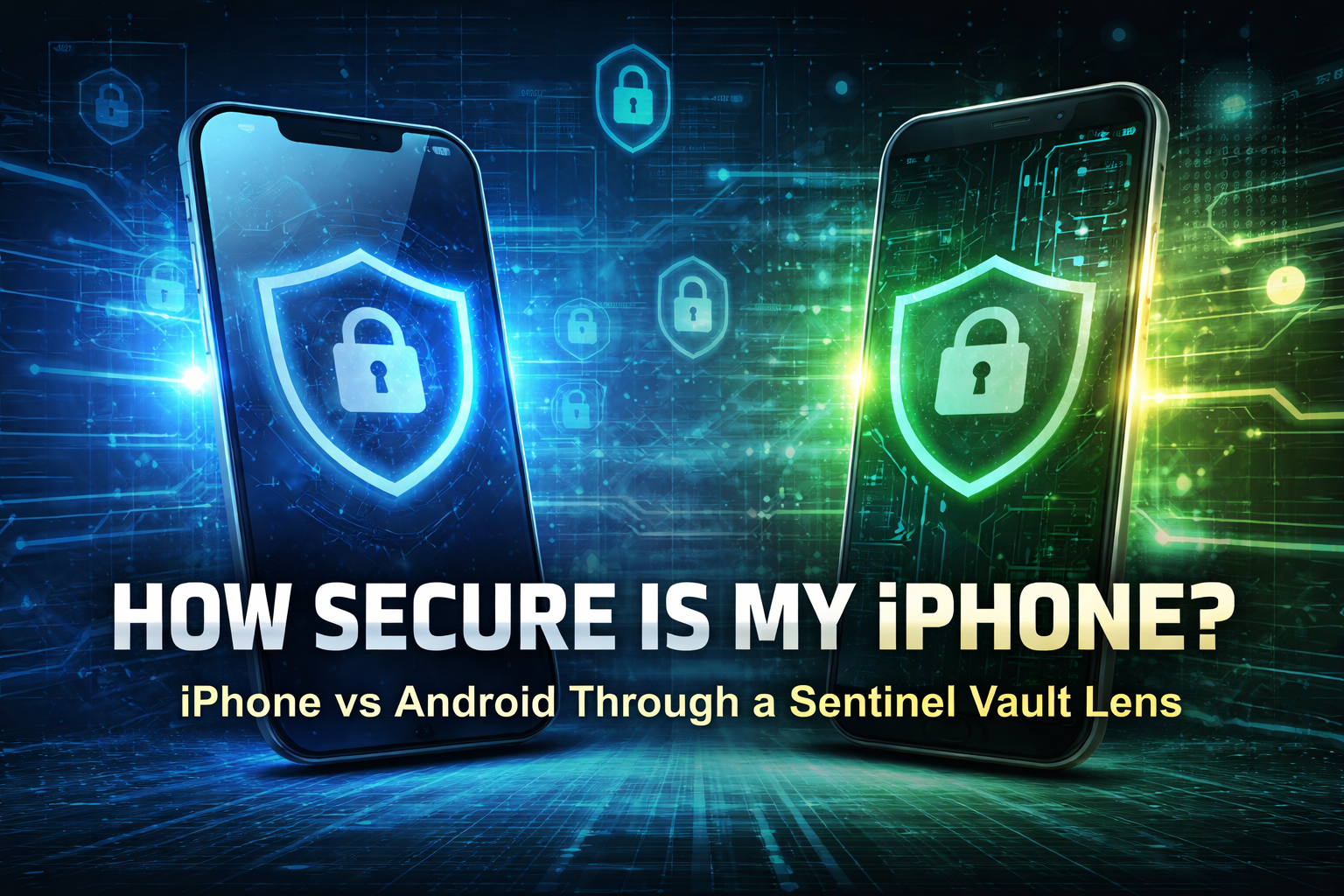 How Secure Is My iPhone? iPhone vs Android Through a Sentinel Vault Lens